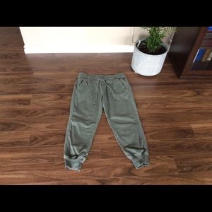 GAP sage green easy wear utility joggers